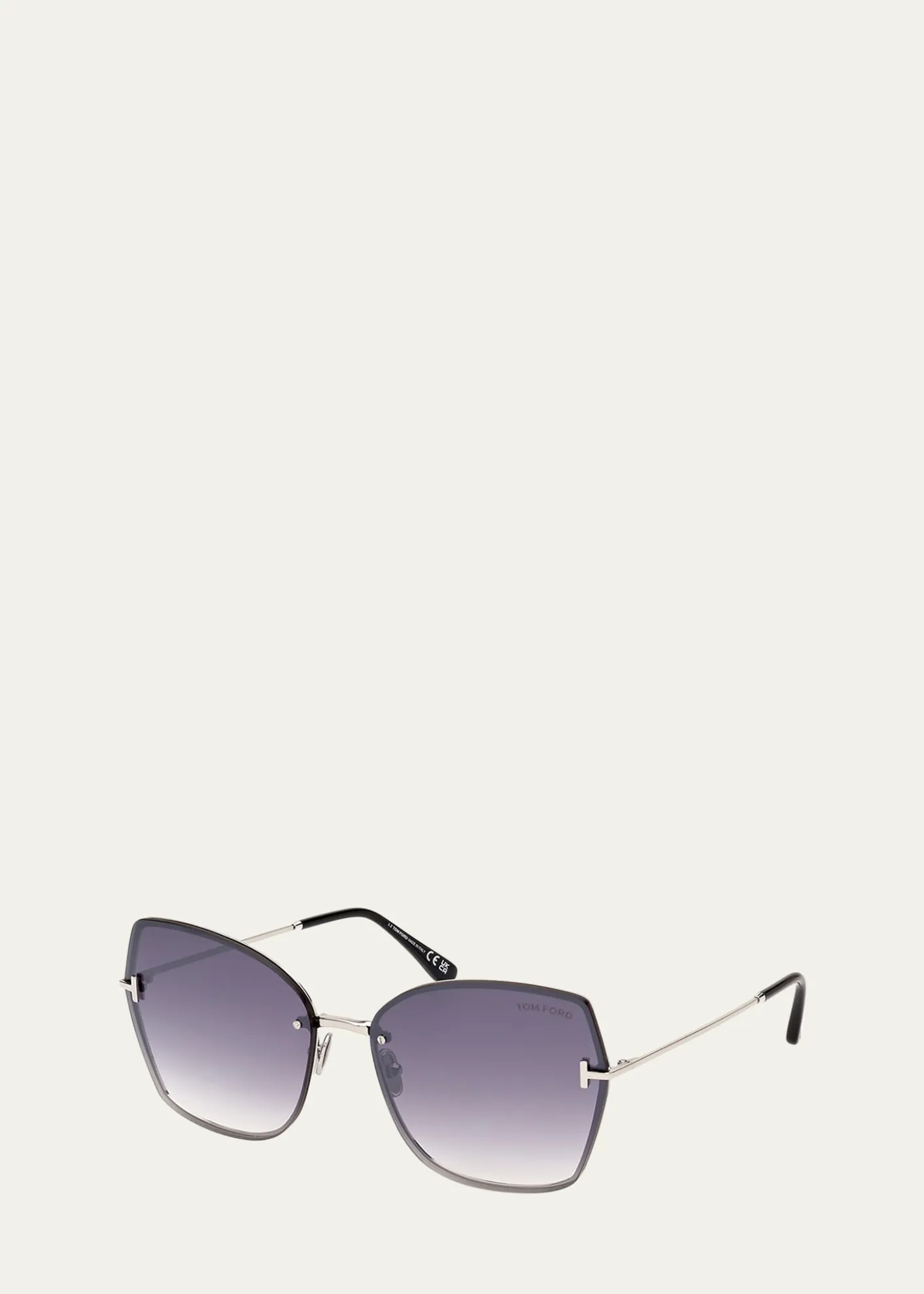TOM FORDNickie Metal Butterfly Sunglasses