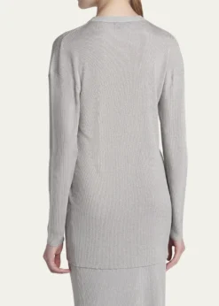 TOM FORDPaillette Rib Knit Tunic Top