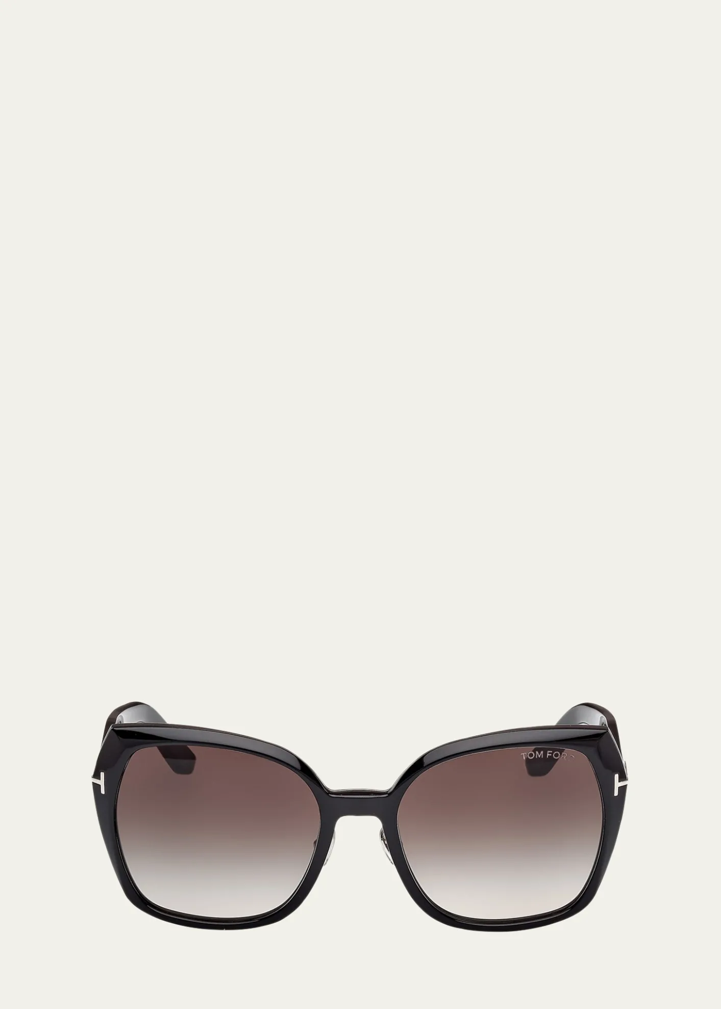 TOM FORDPlum Plastic Cat-Eye Sunglasses