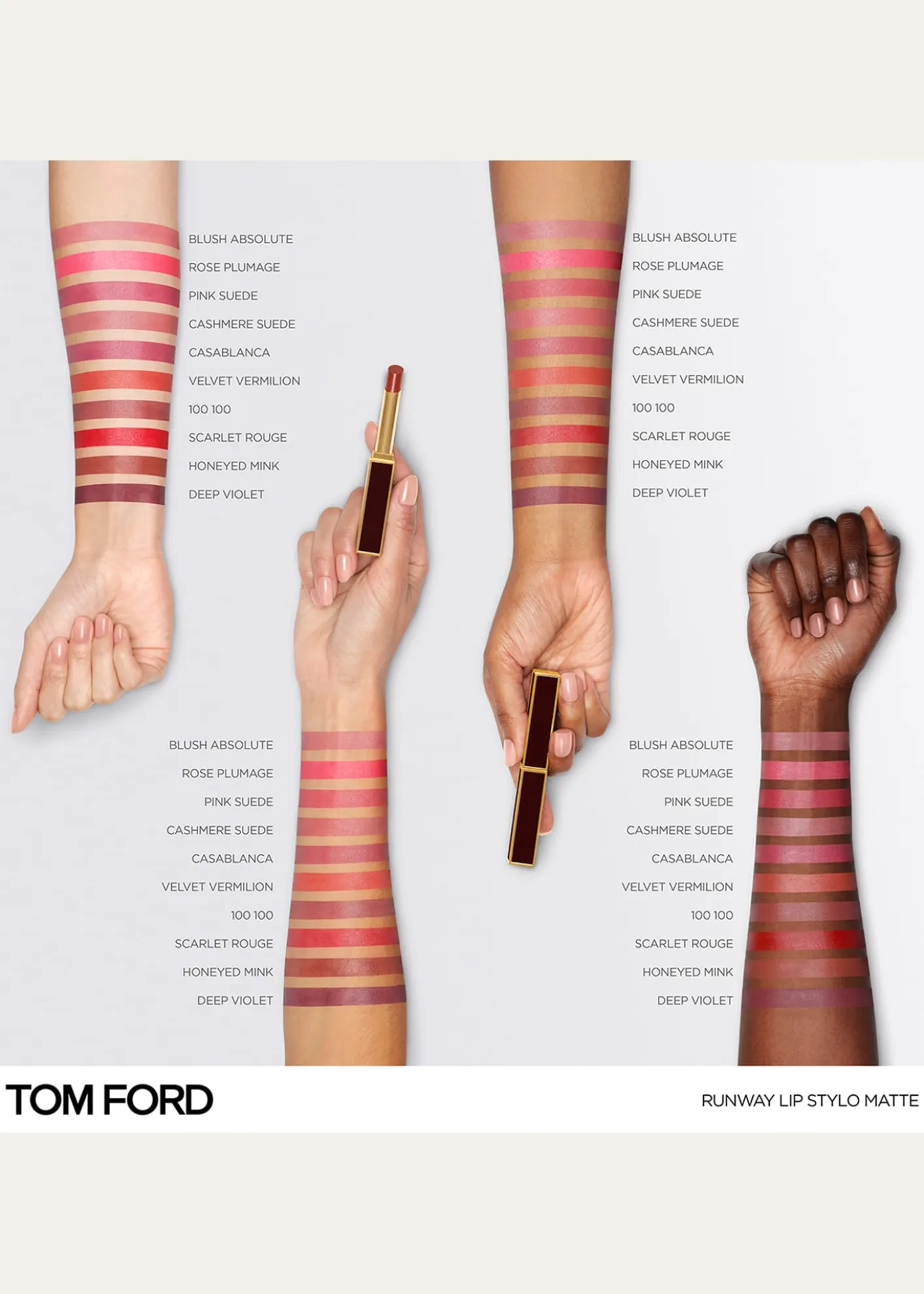 TOM FORDRunway Stylo Matte Lipstick, 115 Honeyed Mink