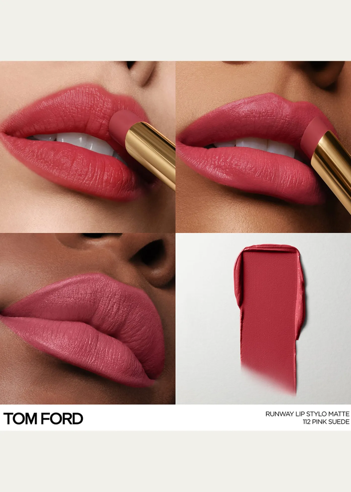 TOM FORDRunway Stylo Matte Lipstick, 112 Pink Suede