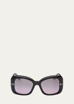 TOM FORDSandra 52MM Square Sunglasses