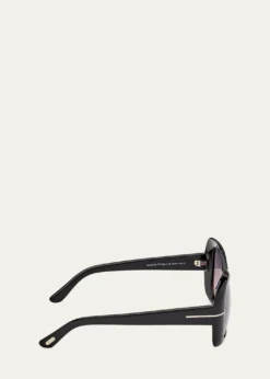 TOM FORDSandra 52MM Square Sunglasses