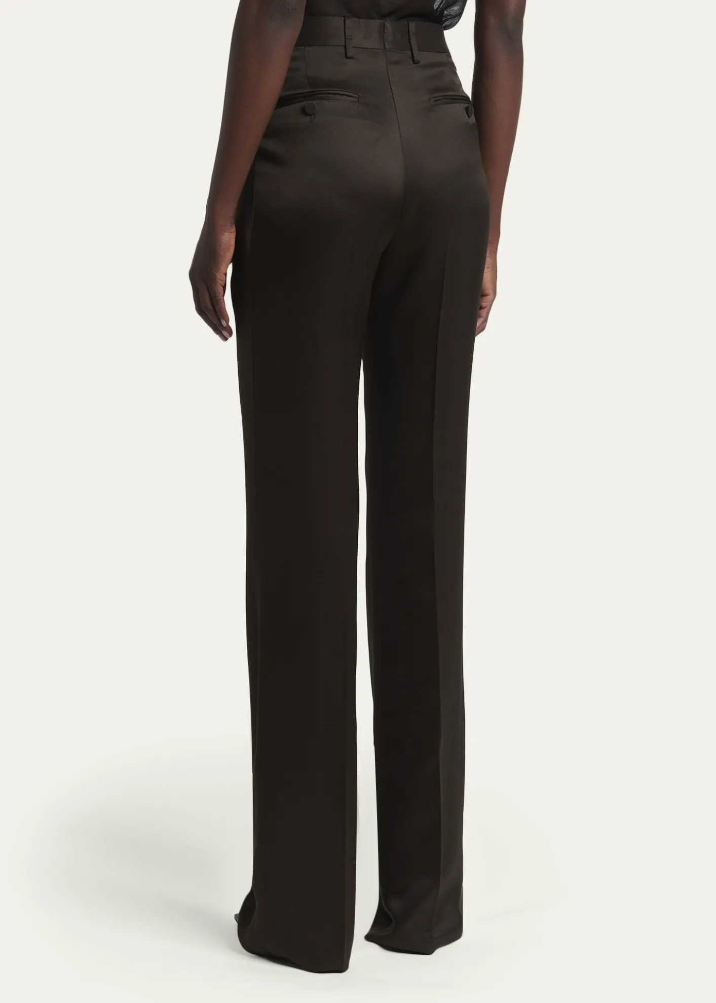 TOM FORDSharp Grain De Poudre Straight-Leg Trousers