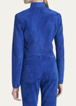 TOM FORDSoft Lamb Suede Crop Jacket