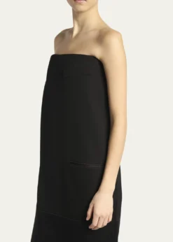 TOM FORDStrapless Column Wrap Evening Gown