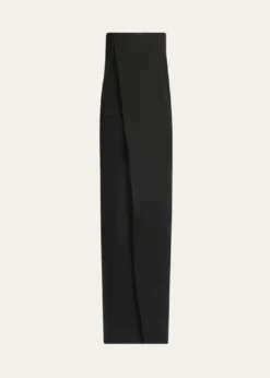 TOM FORDStrapless Column Wrap Evening Gown