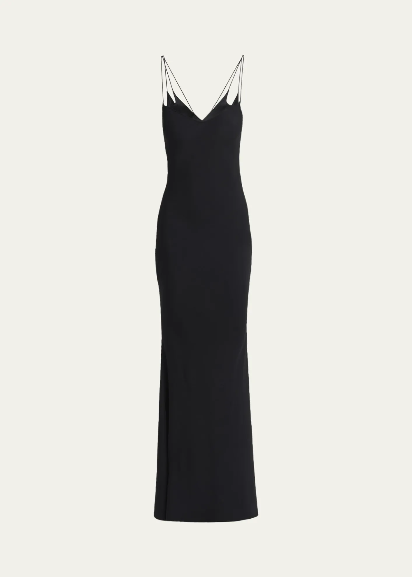 TOM FORDStrappy Satin Back Crepe Maxi Dress