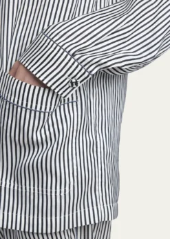 TOM FORDStriped Silk Pajama Shirt