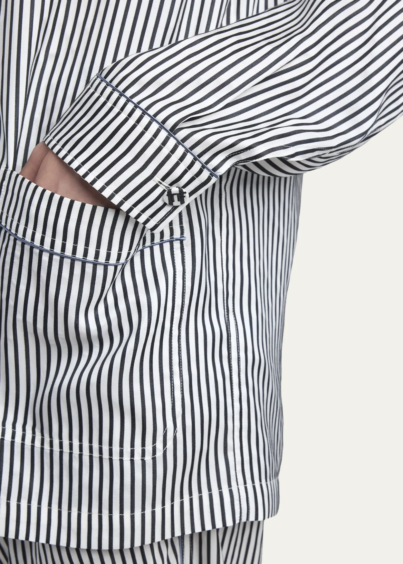 TOM FORDStriped Silk Pajama Shirt