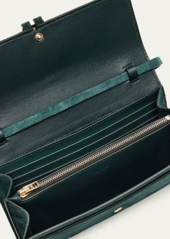 TOM FORDSuede Hanging T Crossbody Wallet
