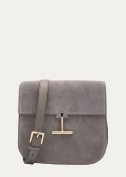 TOM FORDTara Medium Crossbody Bag in Suede