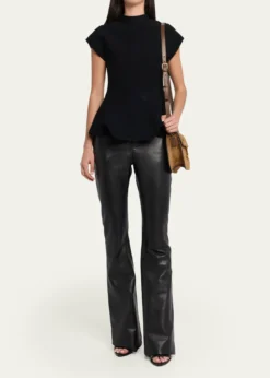 TOM FORDTara Mini Flap Crossbody Bag in Suede and Leather