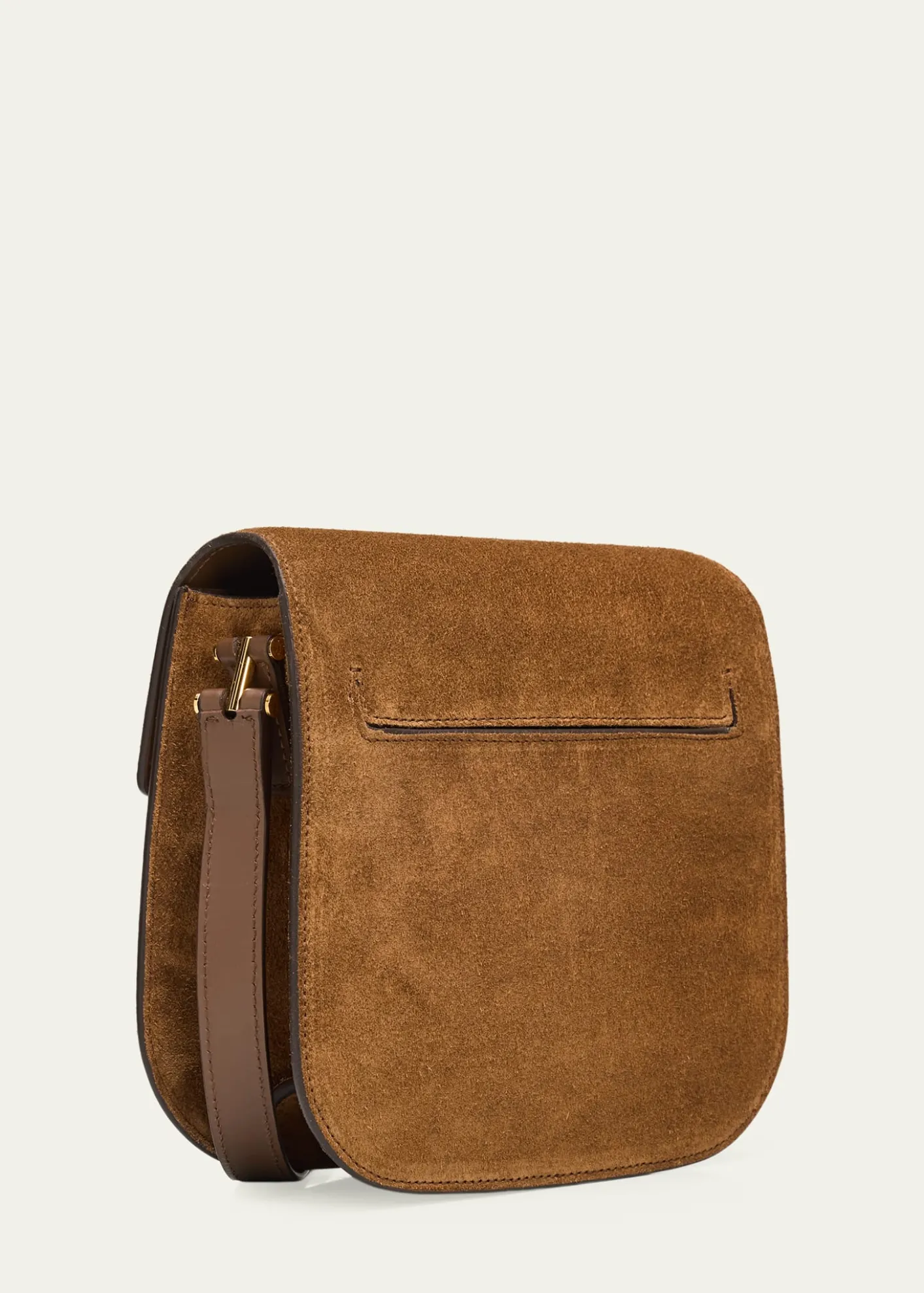 TOM FORDTara Mini Flap Crossbody Bag in Suede and Leather
