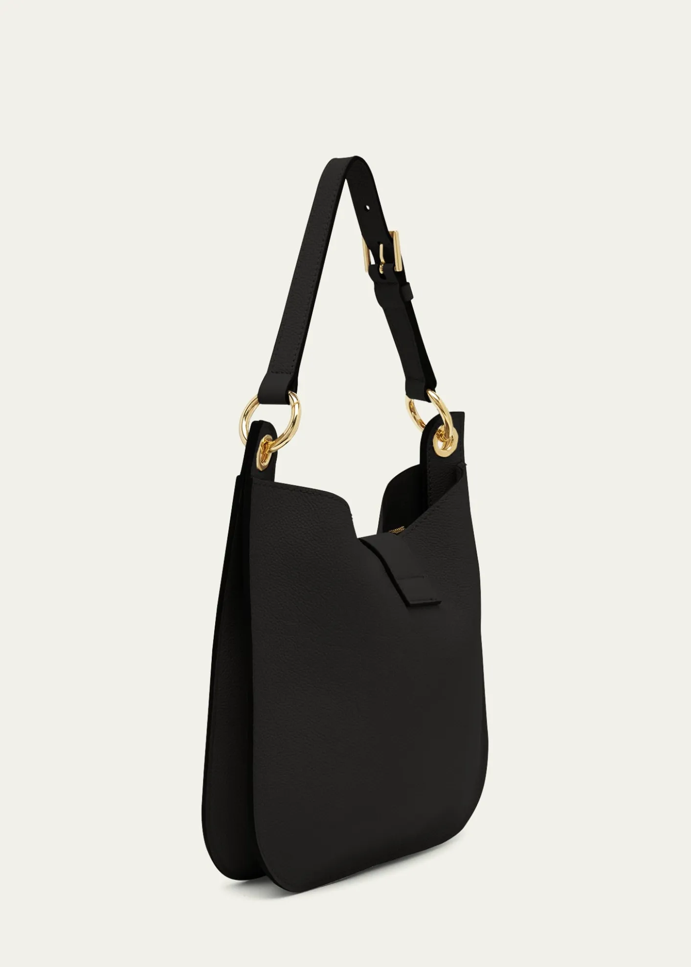 TOM FORDTara Small Hobo Crossbody in Grained Leather