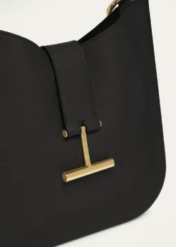 TOM FORDTara Small Hobo Crossbody in Grained Leather