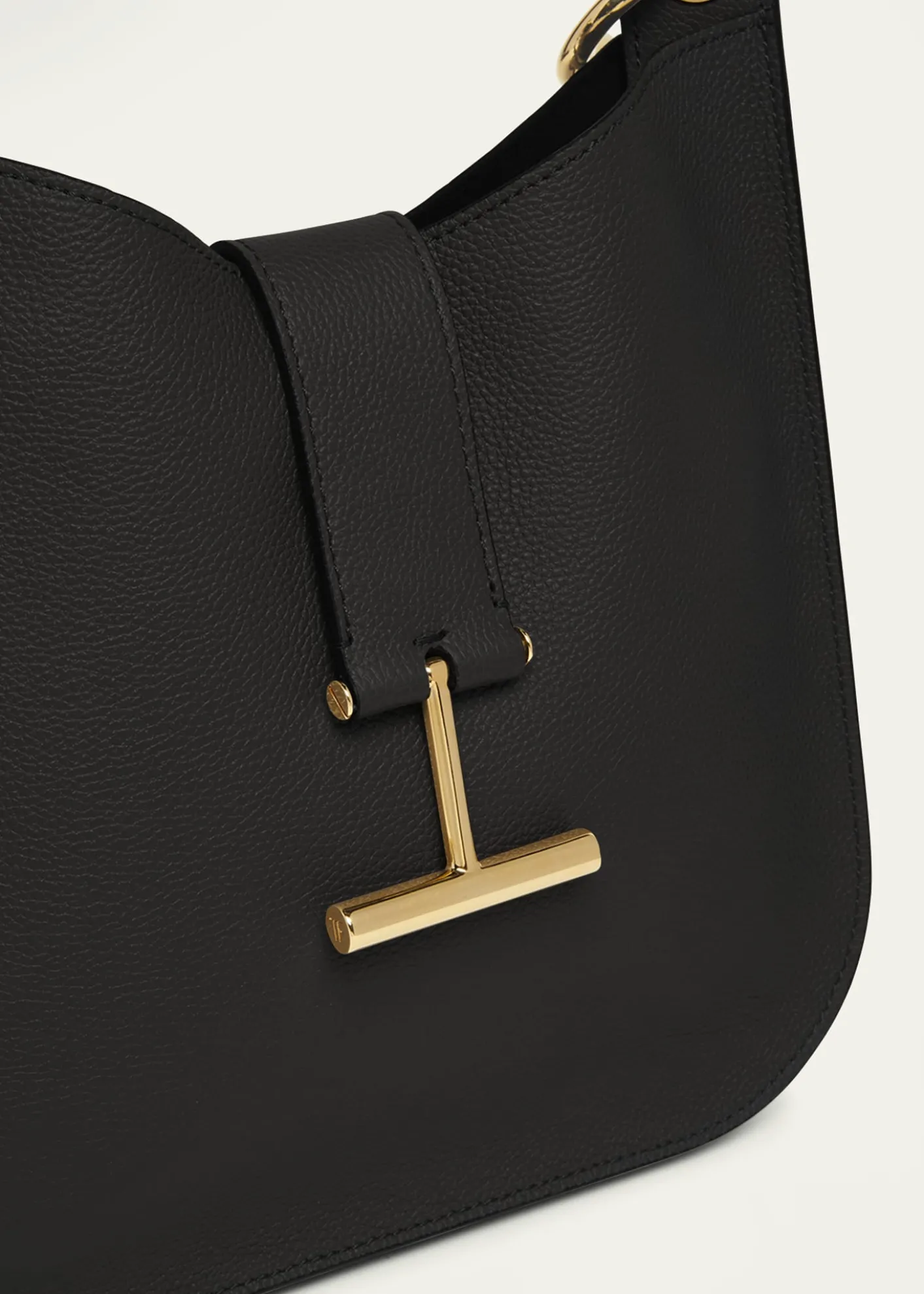 TOM FORDTara Small Hobo Crossbody in Grained Leather