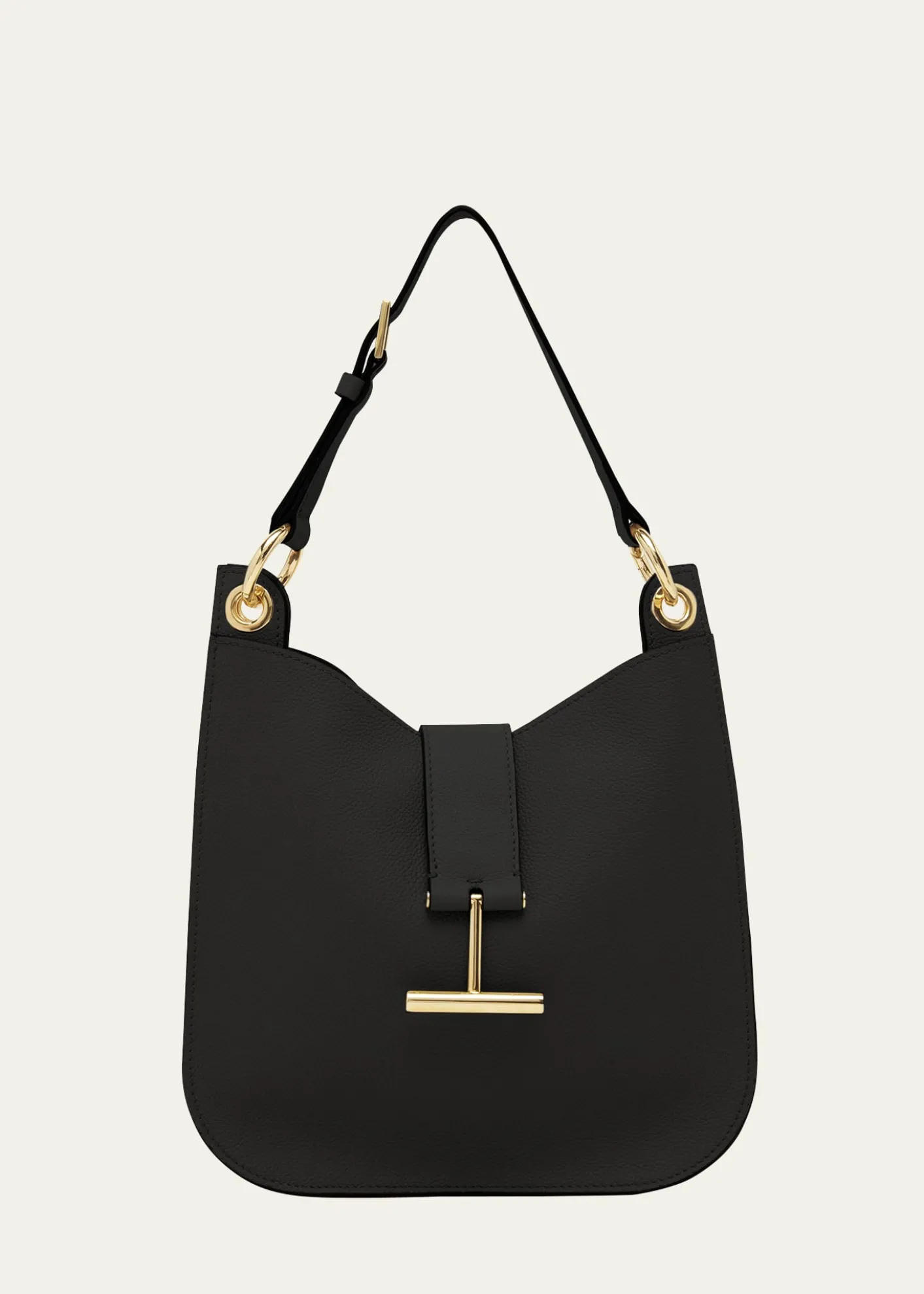 TOM FORDTara Small Hobo Crossbody in Grained Leather