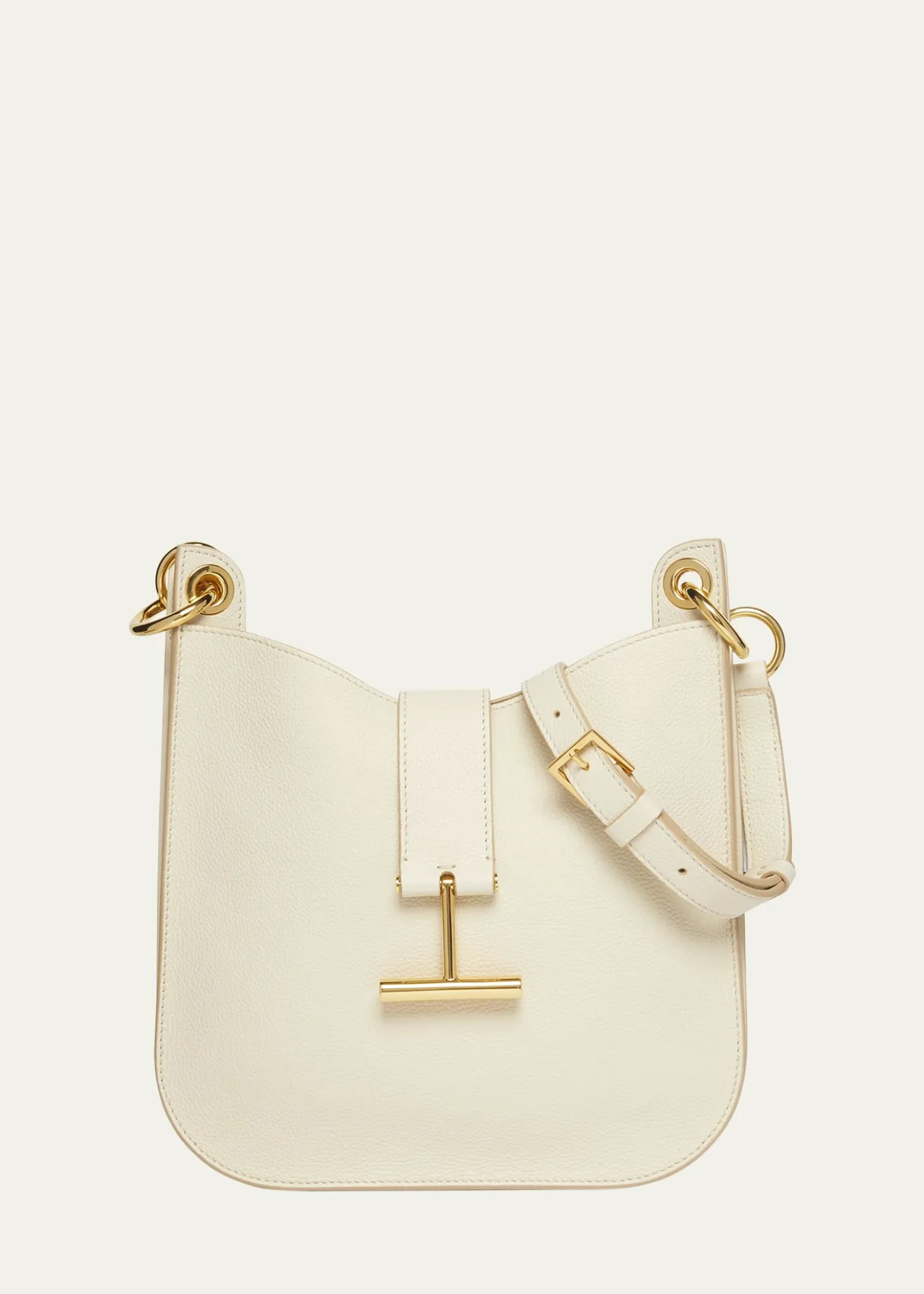 TOM FORDTara Small Hobo Crossbody in Grained Leather