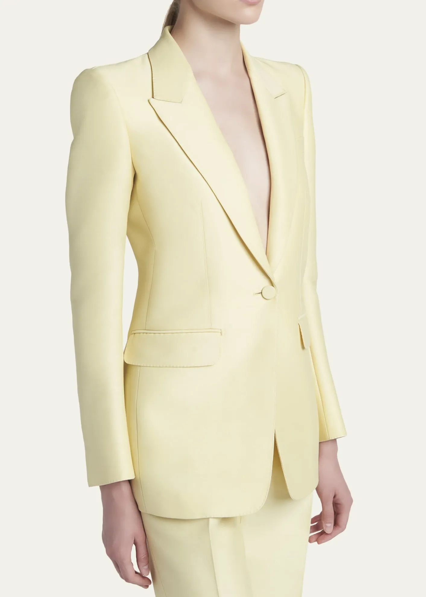 TOM FORDWool Silk Single-Breasted Jacket