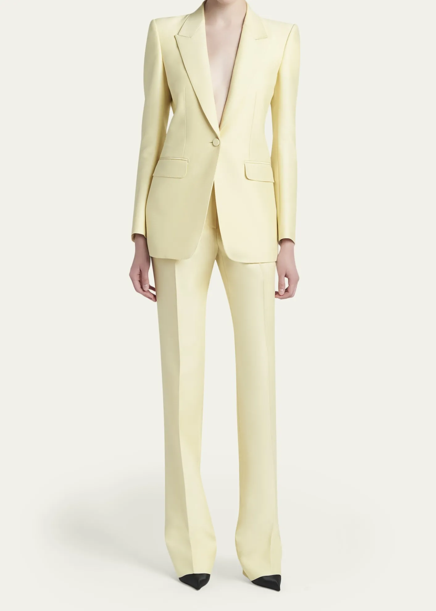 TOM FORDWool Silk Single-Breasted Jacket