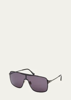 TOM FORDZappa Metal and Acetate Aviator Sunglasses
