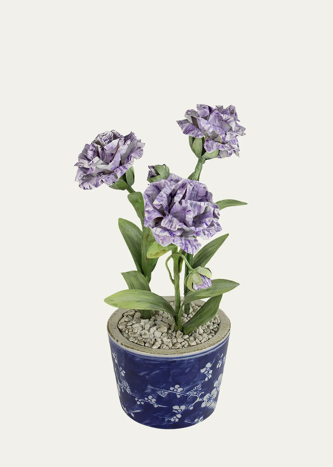 Tommy MitchellCarnation January Birth Flower in Ceramic Pot