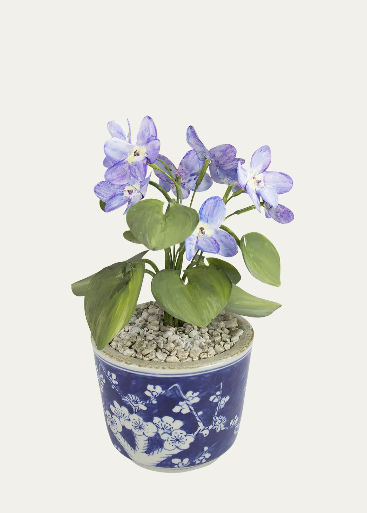 Tommy MitchellViolet February Birth Flower in Ceramic Pot