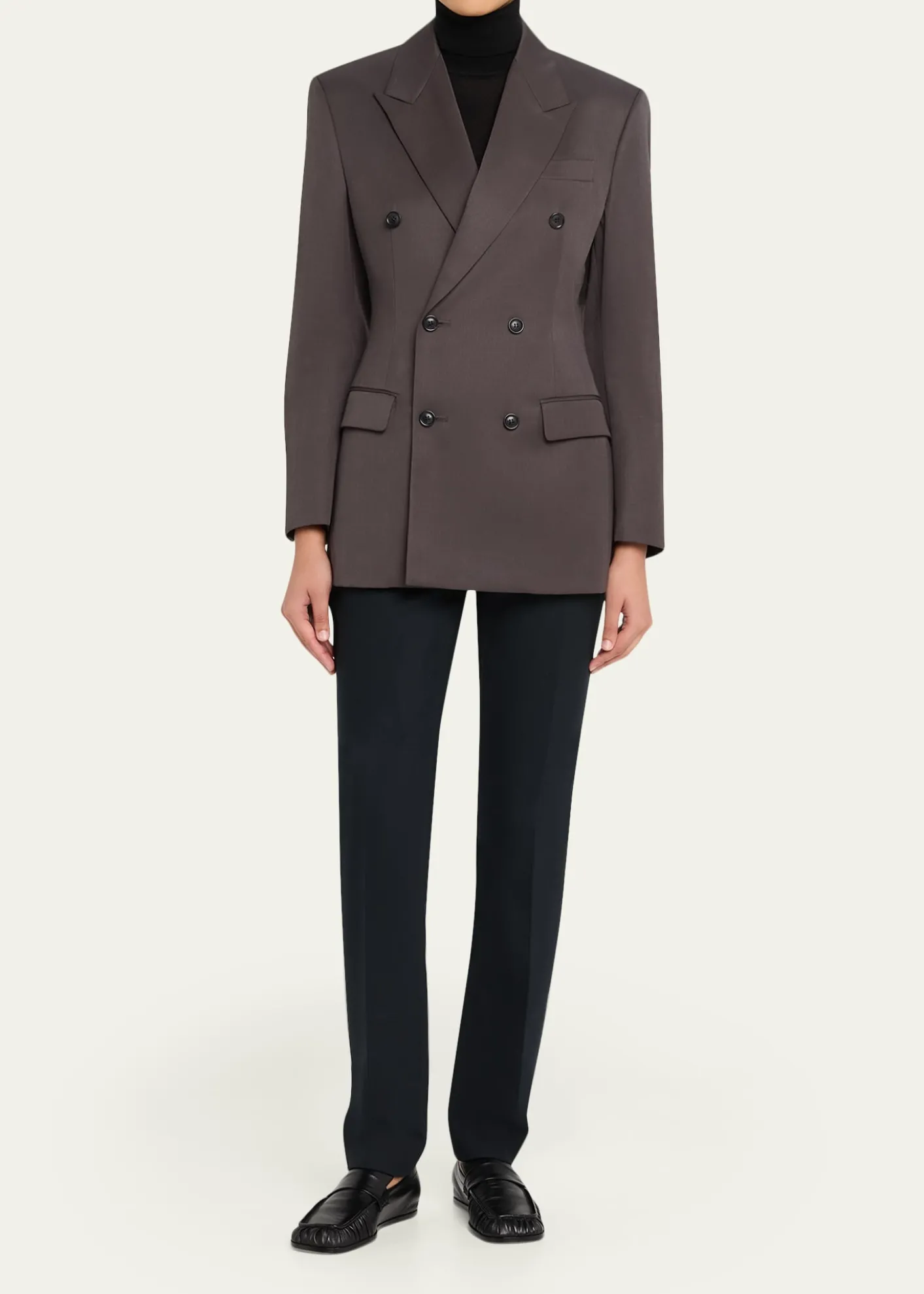 TONYWACKDouble-Breasted Wool Blazer