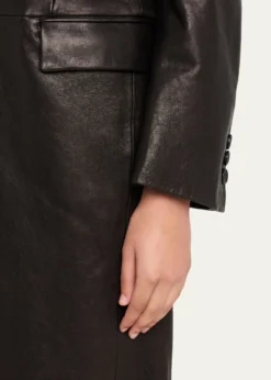 TONYWACKVegetable-Tanned Leather Coat
