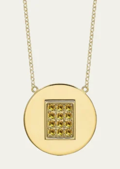 Tracee Nichols14K Gold Citrine Birthstone Necklace