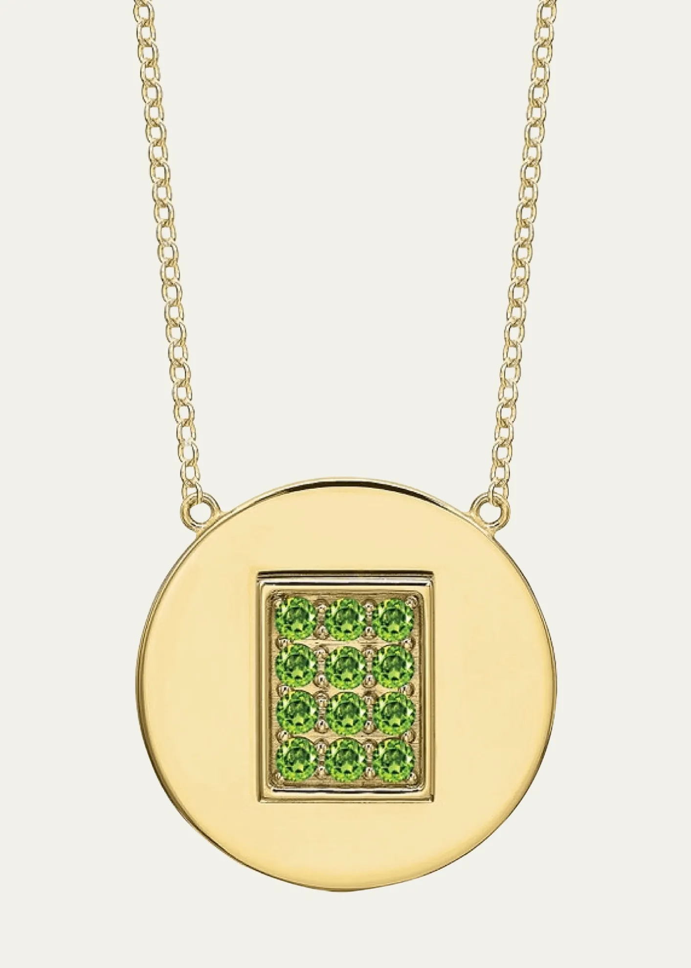 Tracee Nichols14K Gold Peridot Birthstone Necklace