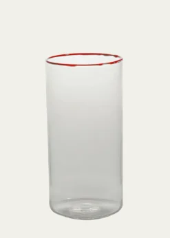 TuttoattaccatoRed Highball Glass, 15.2 oz.