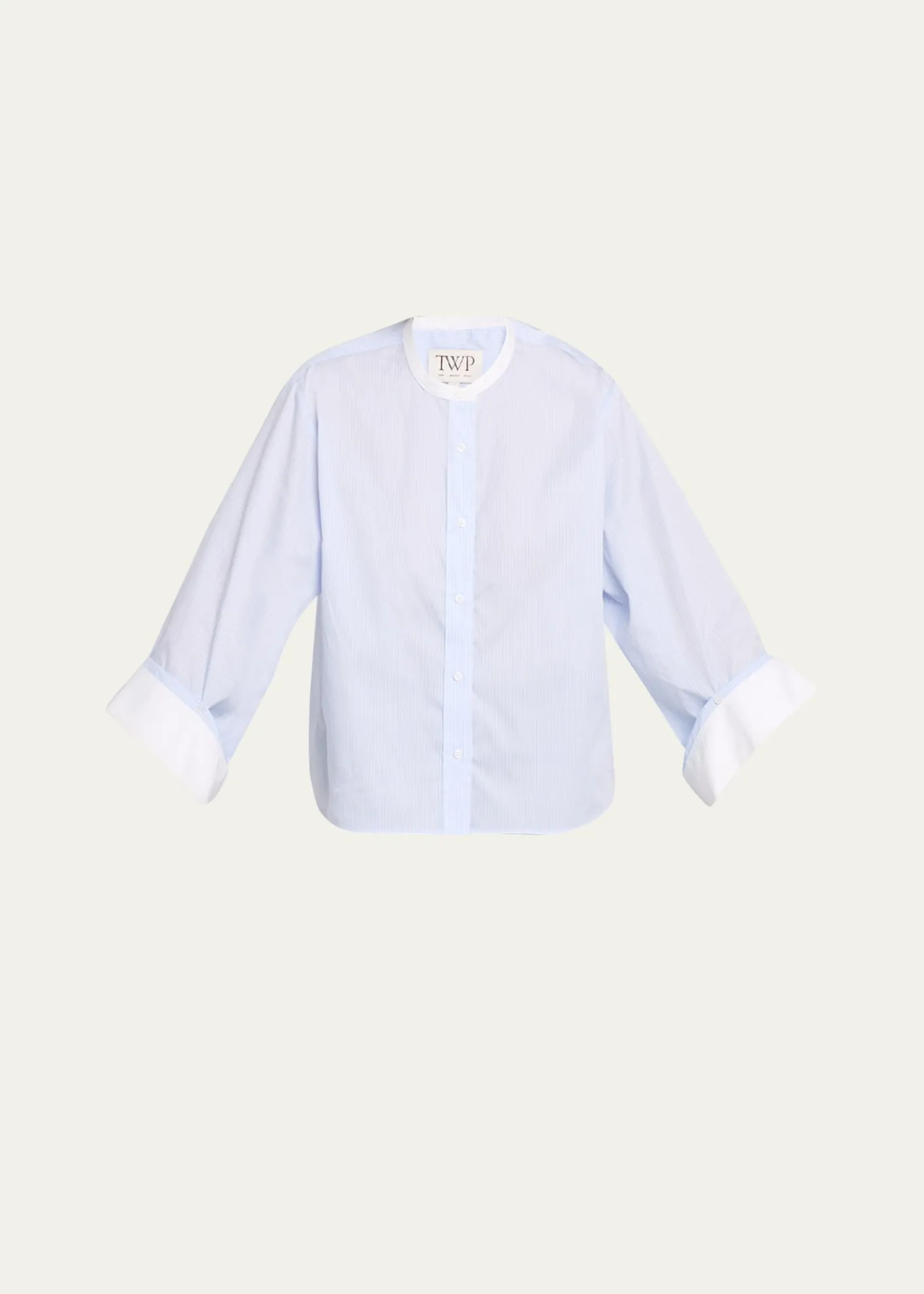 TWPBeau Striped Button-Front Shirt