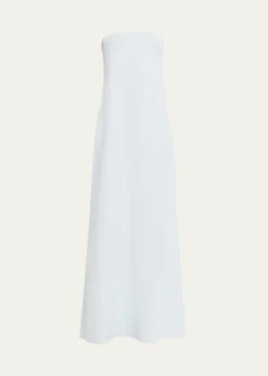 TWPCarolyn's Gown in Coated Viscose Linen