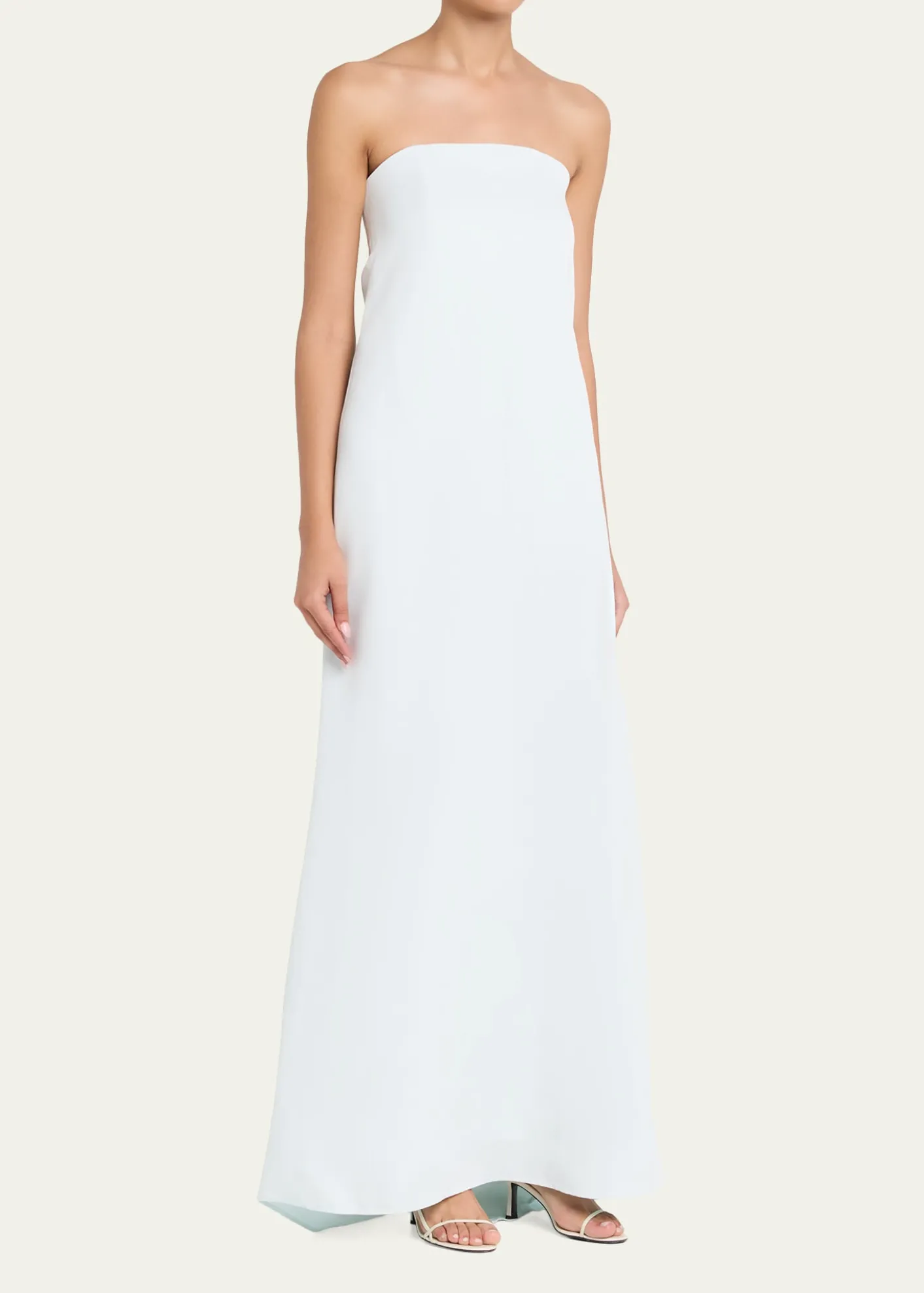 TWPCarolyn's Gown in Coated Viscose Linen
