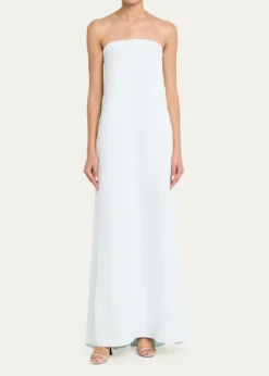 TWPCarolyn's Gown in Coated Viscose Linen