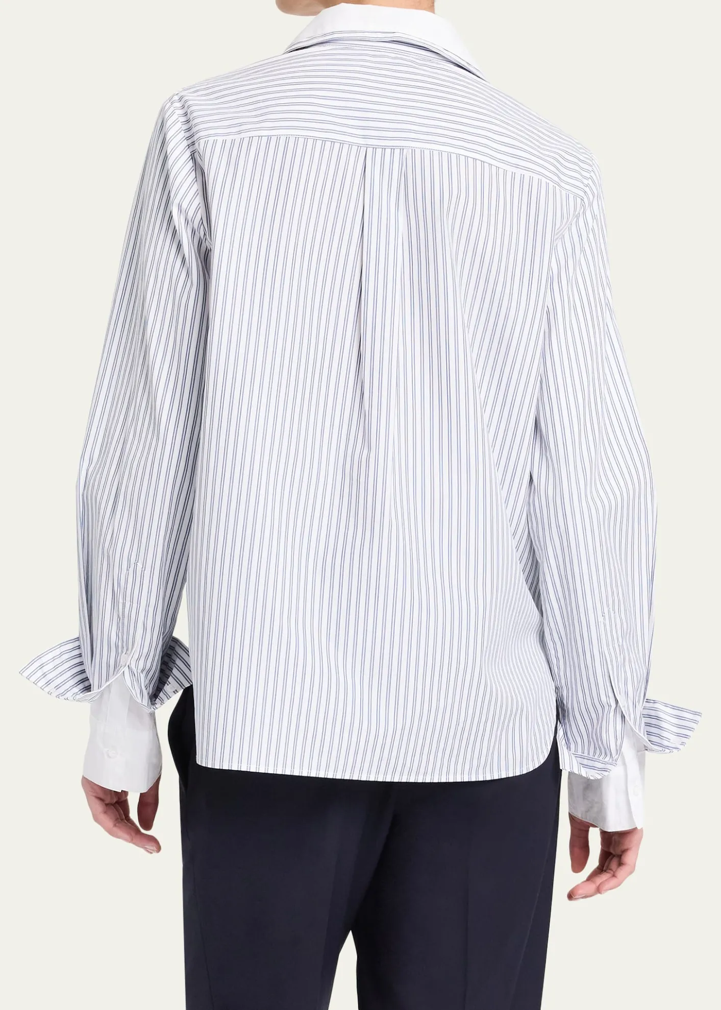TWPDouble Layer Boyfriend Shirt