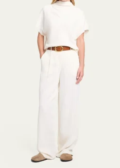 TWPDraped Mock-Neck Tee