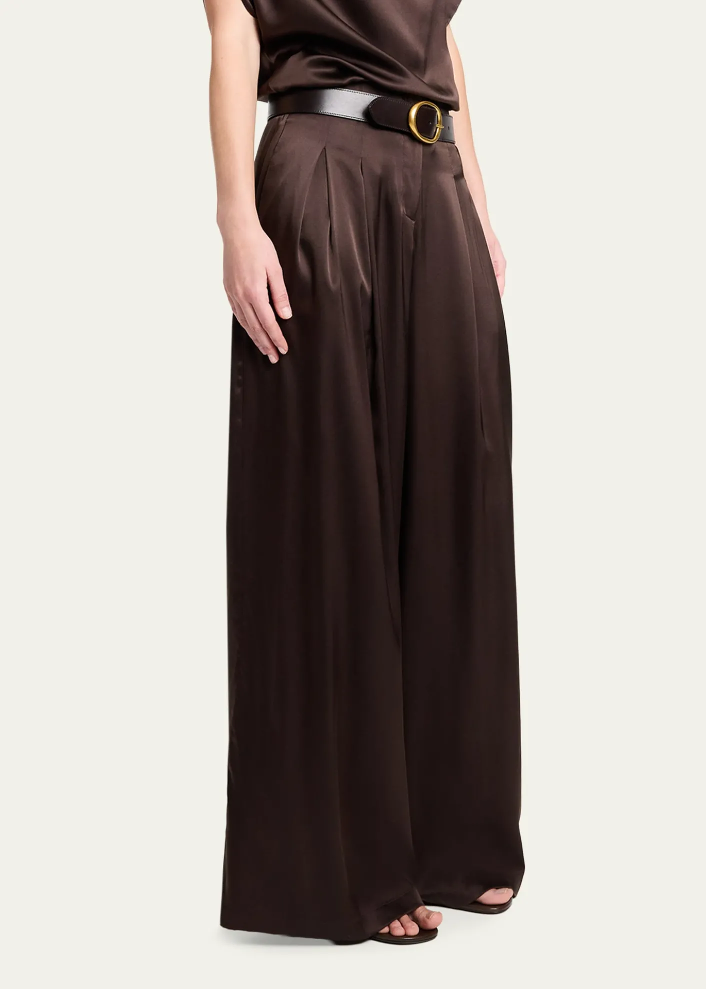 TWPDrew Silk Wide-Leg Pants