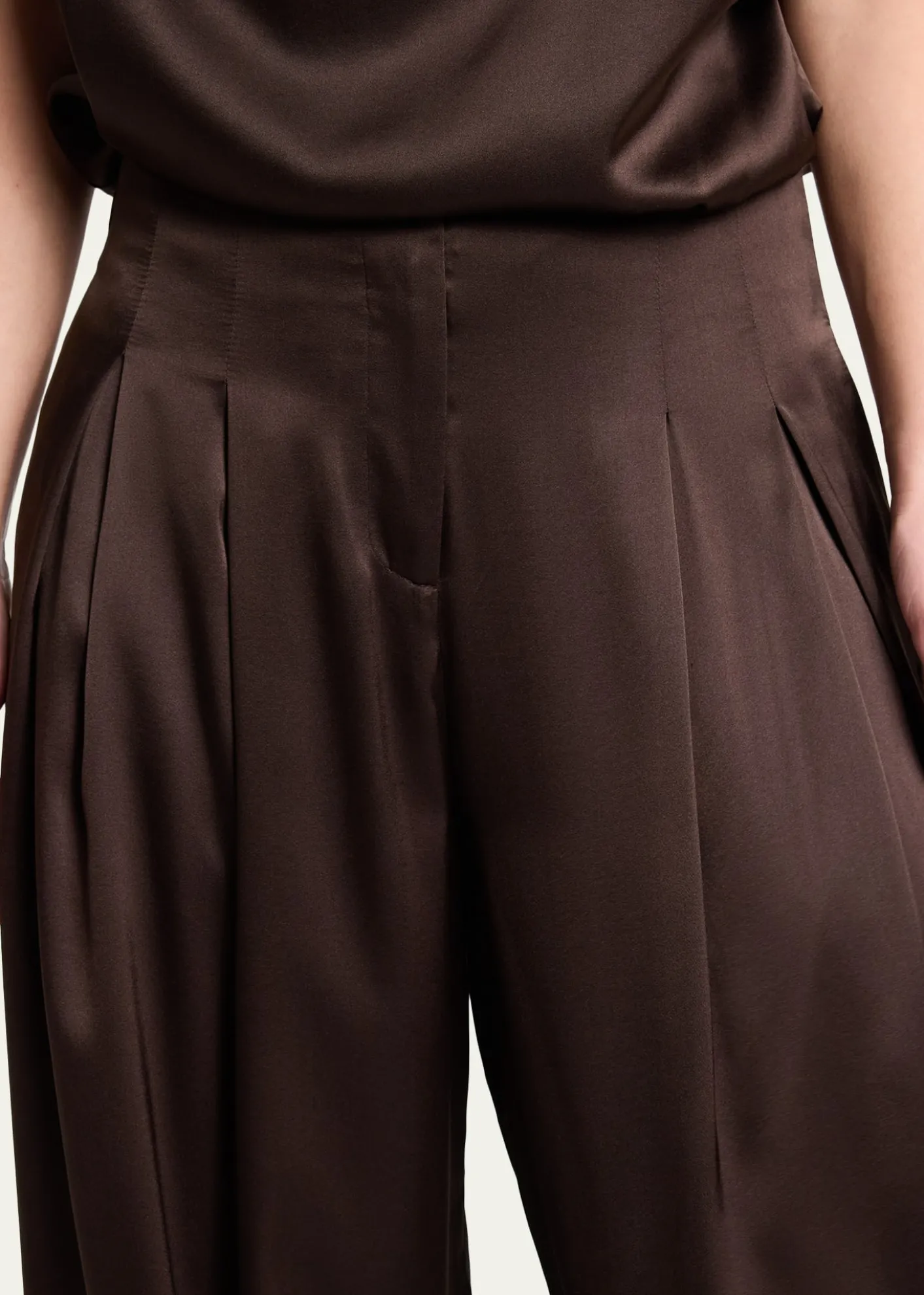 TWPDrew Silk Wide-Leg Pants