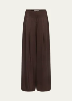 TWPDrew Silk Wide-Leg Pants