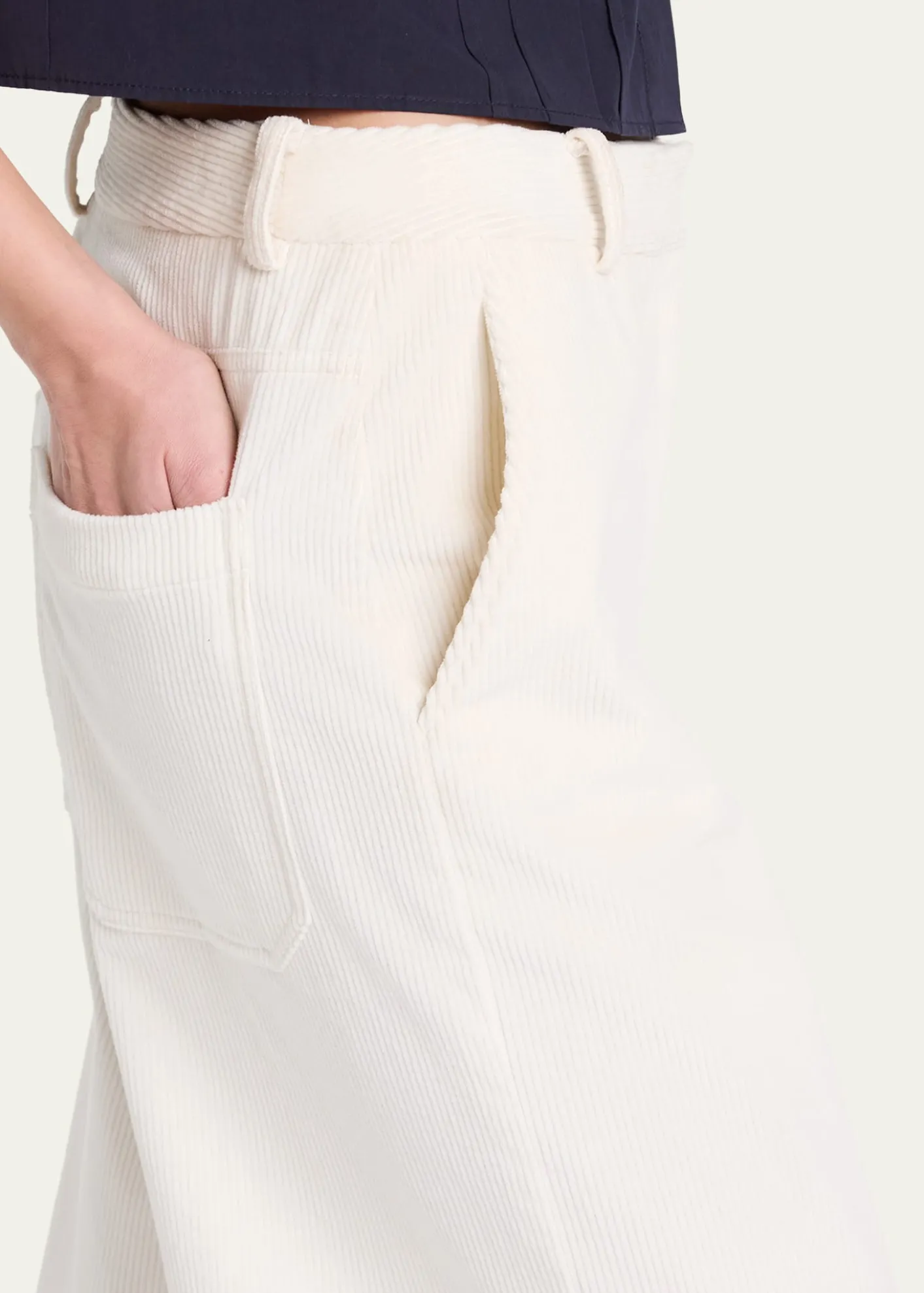 TWPDylan Corduroy Wide-Leg Pants