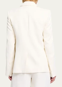 TWPHer Fit Blazer in Coated Viscose Linen