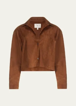 TWPLittle Big Joe Shirt in Suede