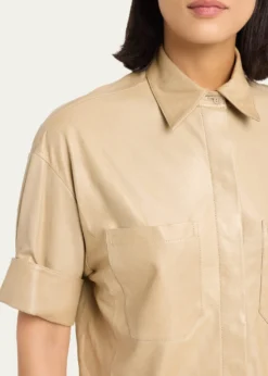 TWPMy Newest Mistake Shirt in Leather