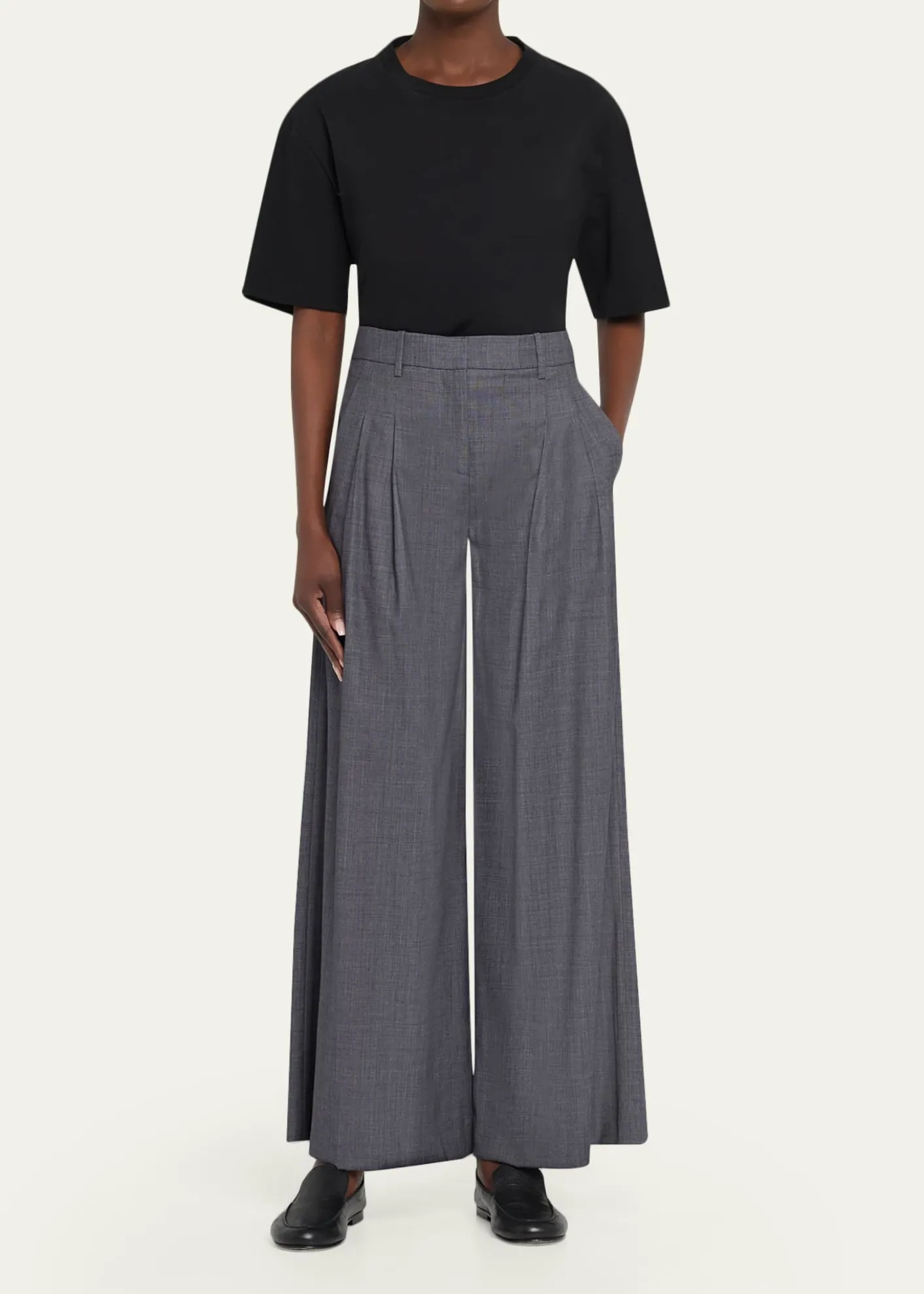 TWPNew Didi Lightweight Viscose-Wool Trousers