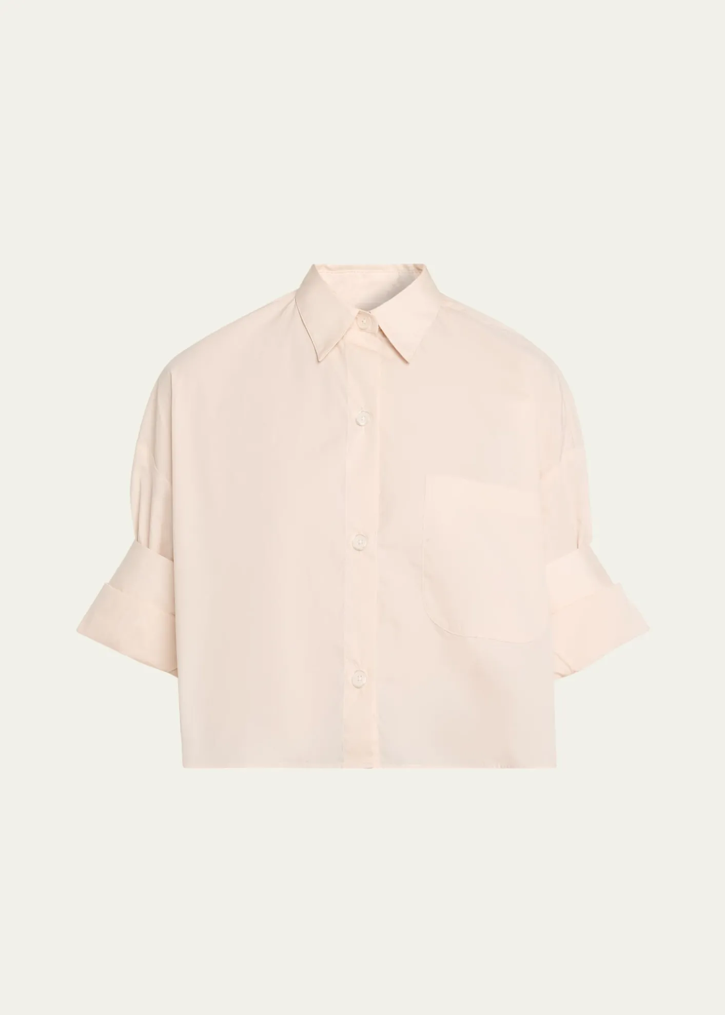 TWPNext Ex Cropped Shirt in Superfine Cotton