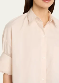 TWPNext Ex Cropped Shirt in Superfine Cotton