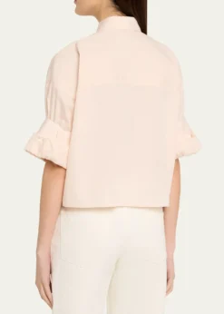 TWPNext Ex Cropped Shirt in Superfine Cotton